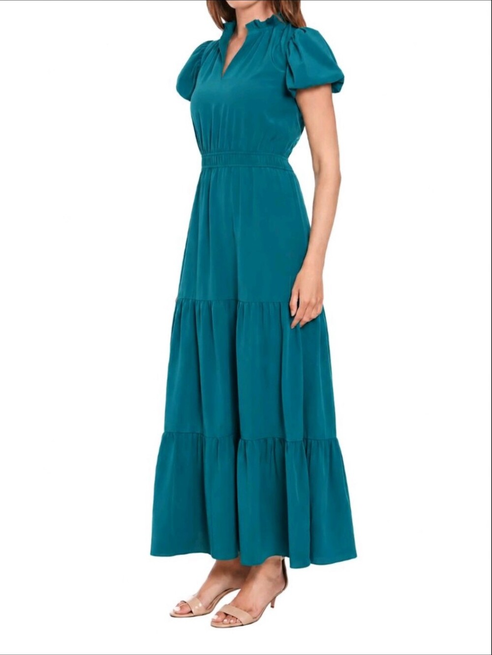 Maxi Summer Dress in Teal